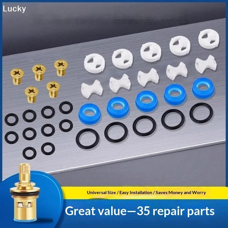 Universal Faucet Valve Core Repair Kit Rubber Sealing Gasket O Ring Replacement Parts For Kitchen Bathroom Tap Maintenance