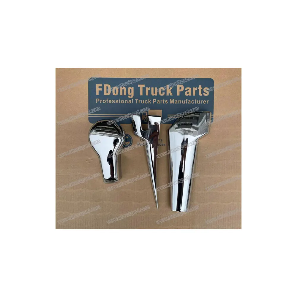 FDONG Mirror Arm Chrome Cover Stay Cover 1 Set 3 Pcs for ISUZU FRR210 FRR190