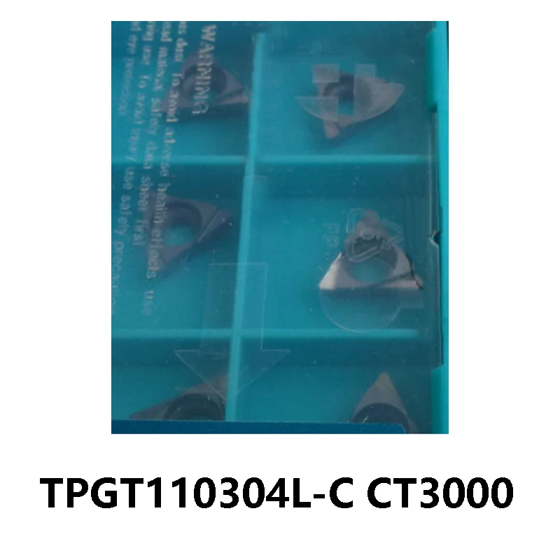 

TPGT110304L-C CT3000 Original Carbide Inserts TPGT 110304 TPGT110304 CNC Turning Tools Lathe Cutter Cermet Processing Steel