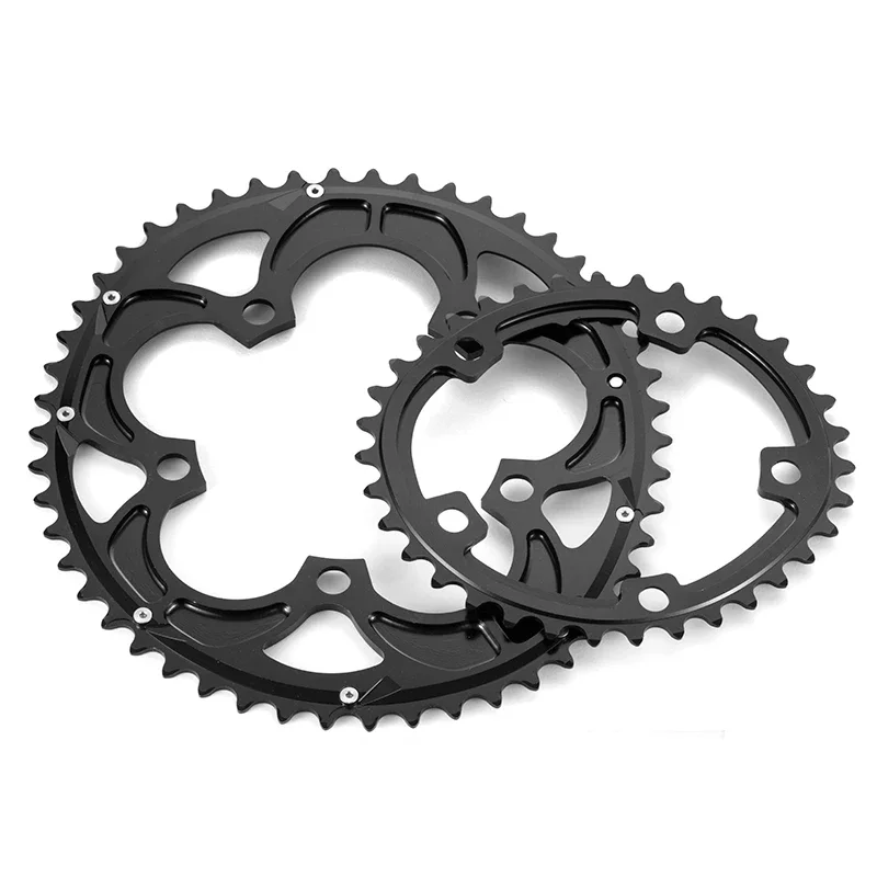 

Mountain Bike Parts, Aluminum Alloy Double Oval Sprocket Kit