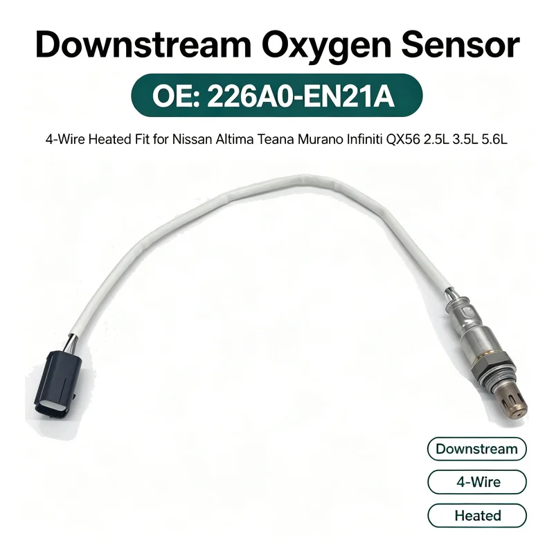 226A0-EN21A Downstream Oxygen Sensor 4-Wire Heated Fit for Nissan Altima Teana Murano Infiniti QX56 2.5L 3.5L 5.6L