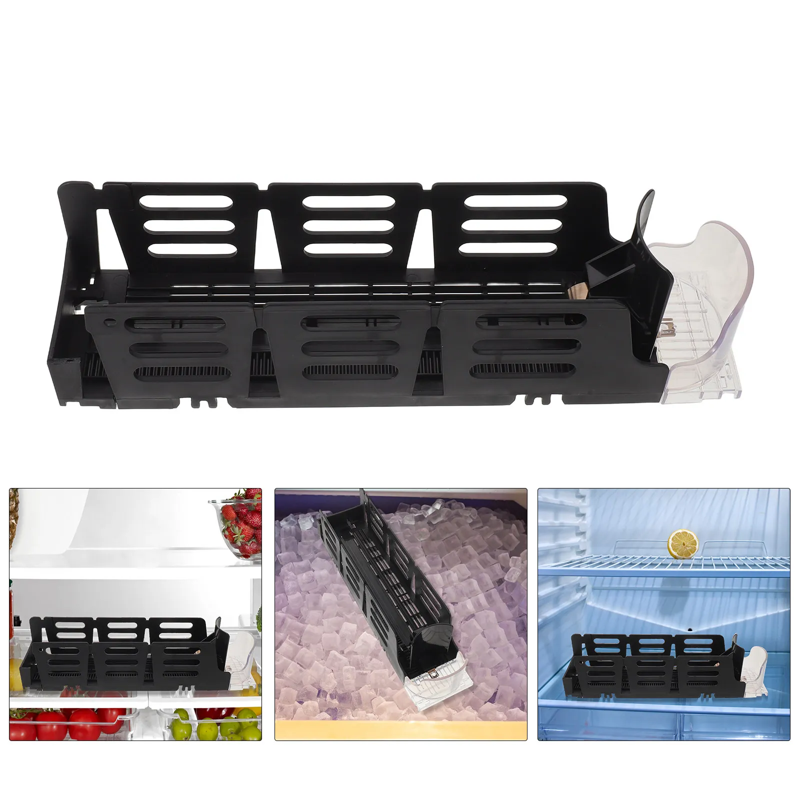 Automatic Self-Pushing Fridge Drink Dispenser Holds 4 Cans Beverage Organizer Refrigerator Soda Can Dispenser Drink Pusher