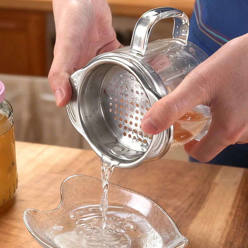 304 Stainless Steel Universal Food Strainer High Temperature Resistant Colander Multi Purpose Drainer Sieve for Beans Fruits