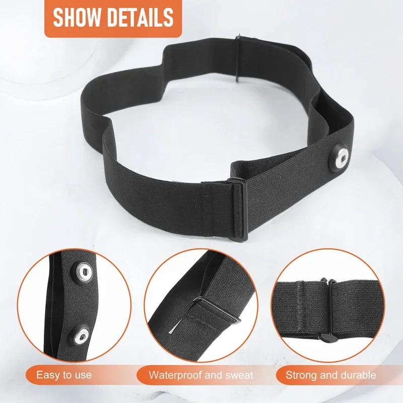 Chest Belt Strap for Polar Wahoo Garmin for Sports Wireless Heart Rate Monitor and Chest Belt Strap for Heart Rate Monitor