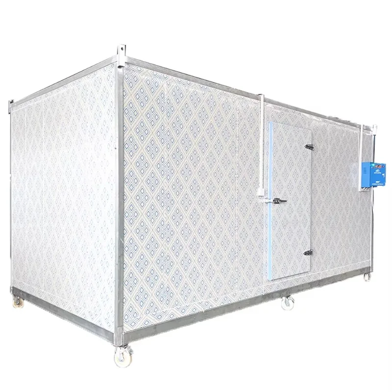 Prefabricated Walk in Cold Room Scroll Unit for Central Kitchen Chain Restaurants Food Storage Custom