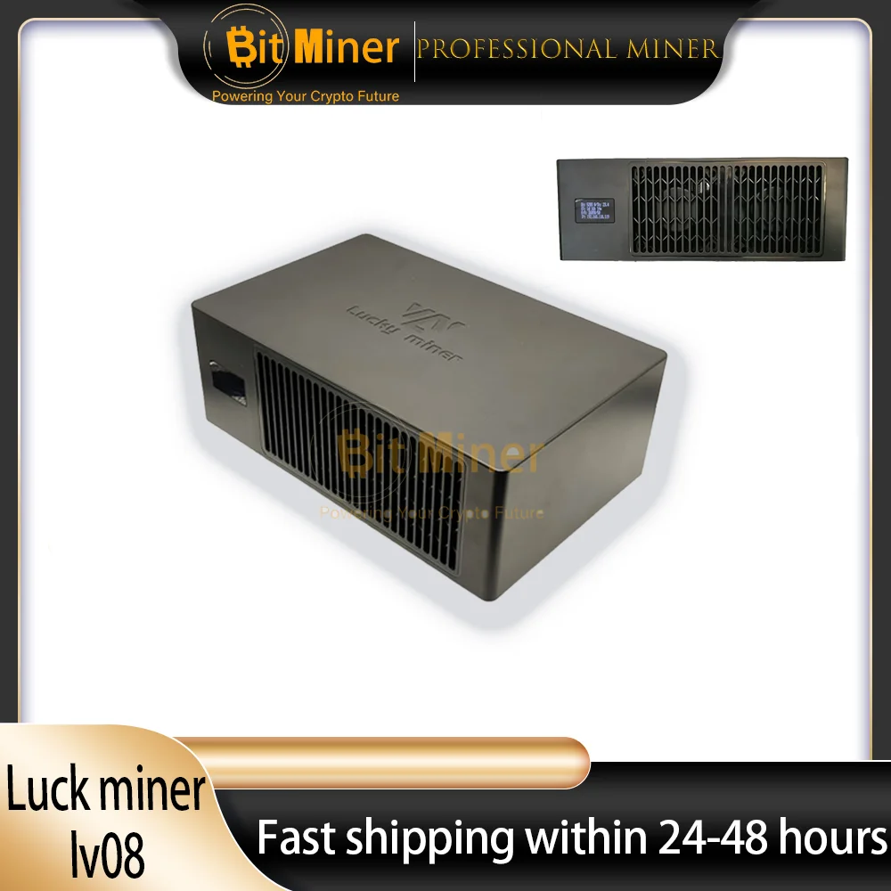 Asic Miner lucky miner lv08 Bitcoin miner Mining Machine Btc miner crypto miner Solo miner BCH BSV DGB 4TH/S SHA256 BM1366