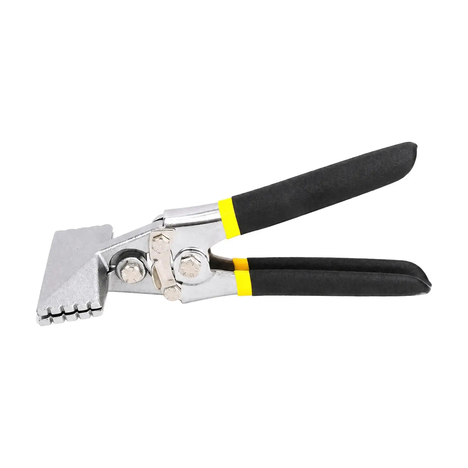 45 Steel Bending Pliers for Metal Panel Folding and Crimping with Serrated Grip Jaws Professional Tool