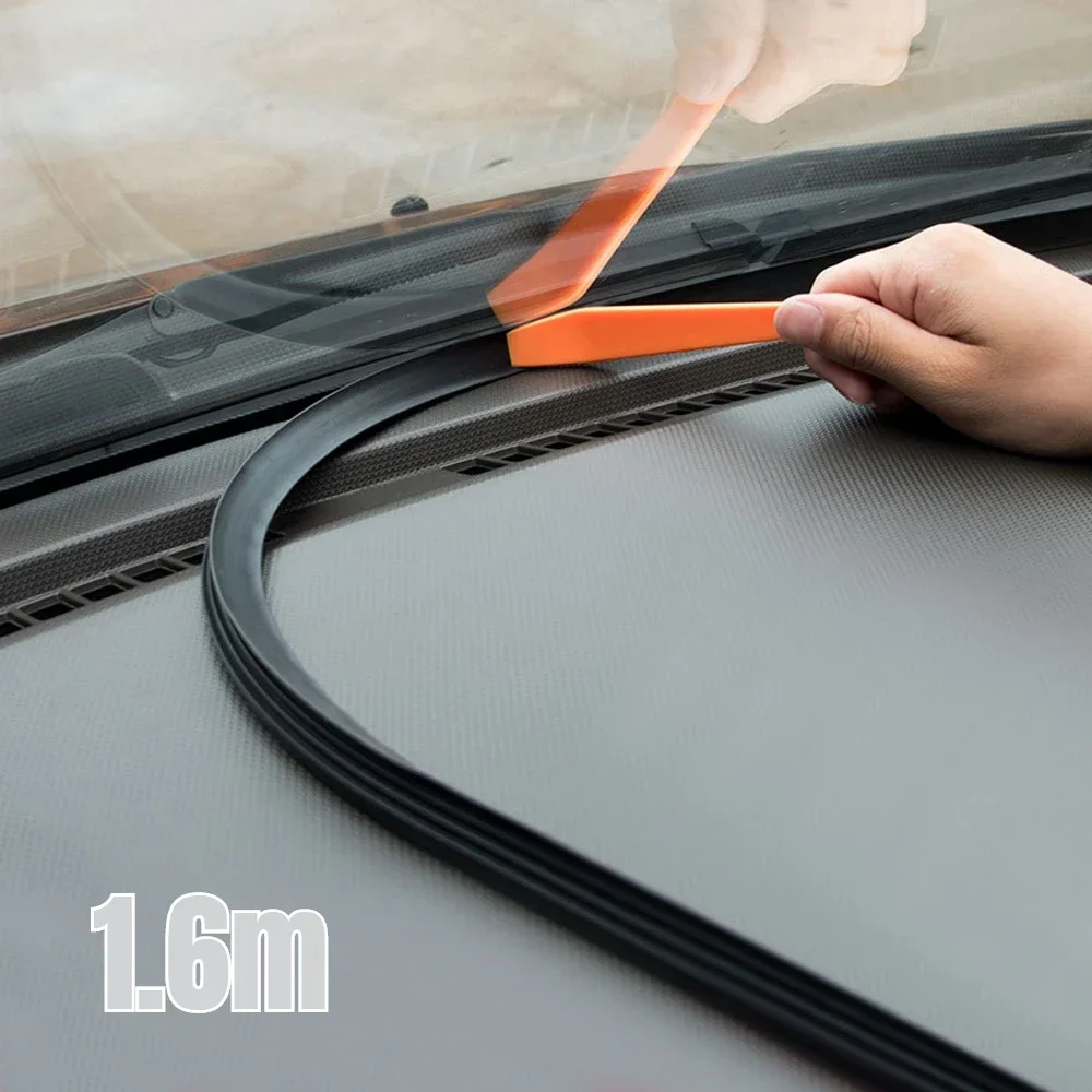 

1.6m Auto Windshields Noise Insulation Strips Car Interior Console Gap Gap Sealing Strip Car Dashboard Weatherstrip Rubber Strip