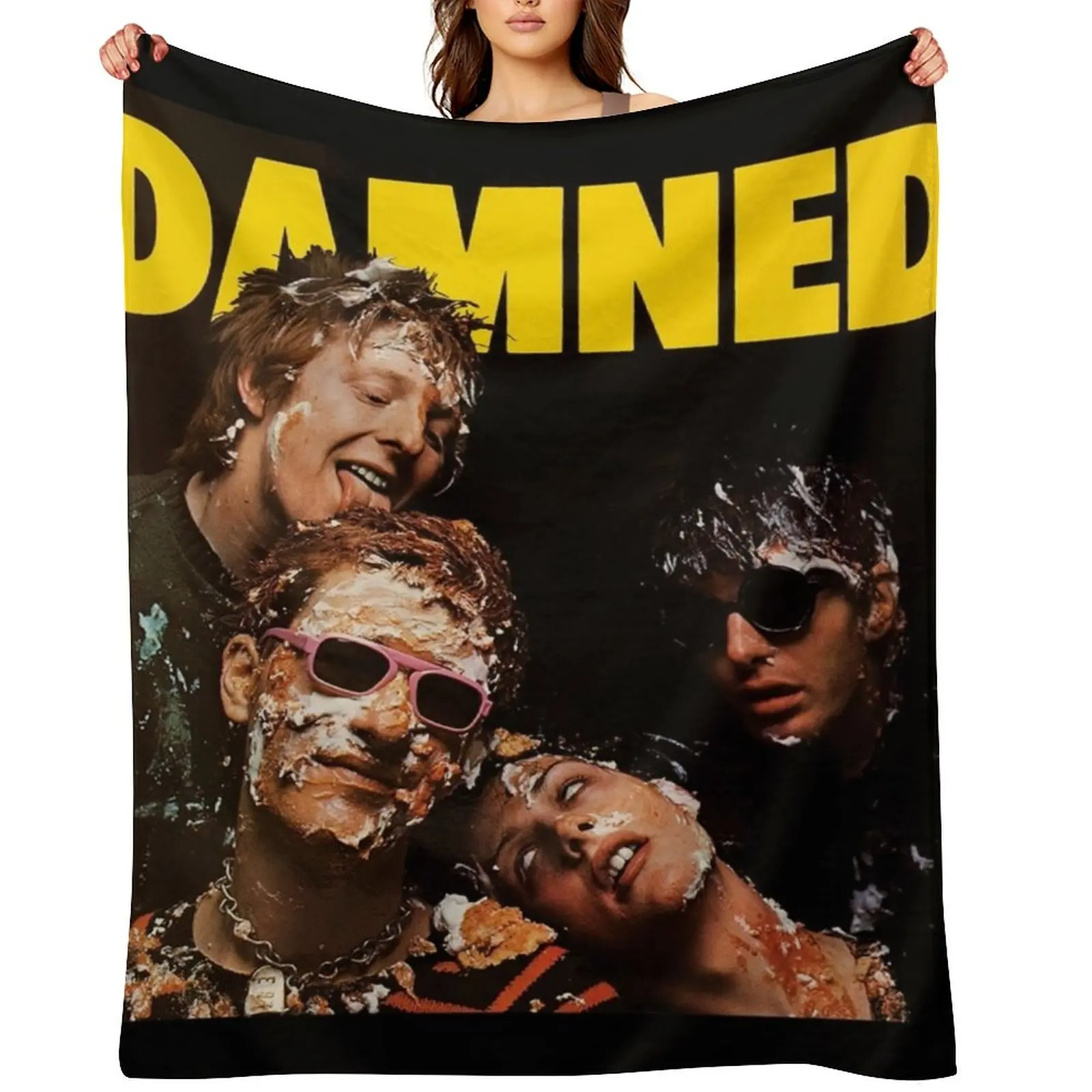 

The Damned damned damned Throw Blanket halloween Luxury Designer Large Cute Blankets