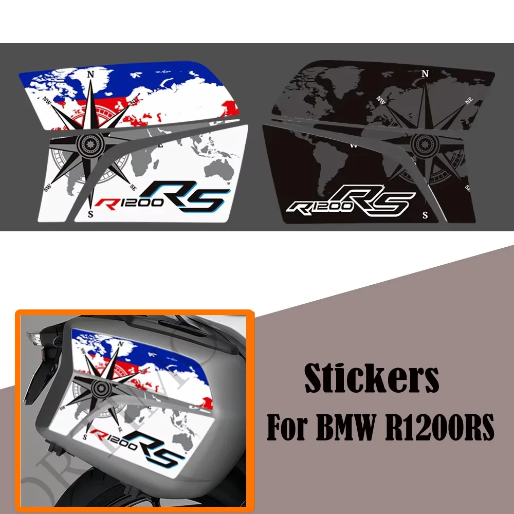 

New For BMW R1200RS R 1200 RS R1200 Motorcycle Stickers Decals Emblem Logo Trunk Luggage Panniers Cases