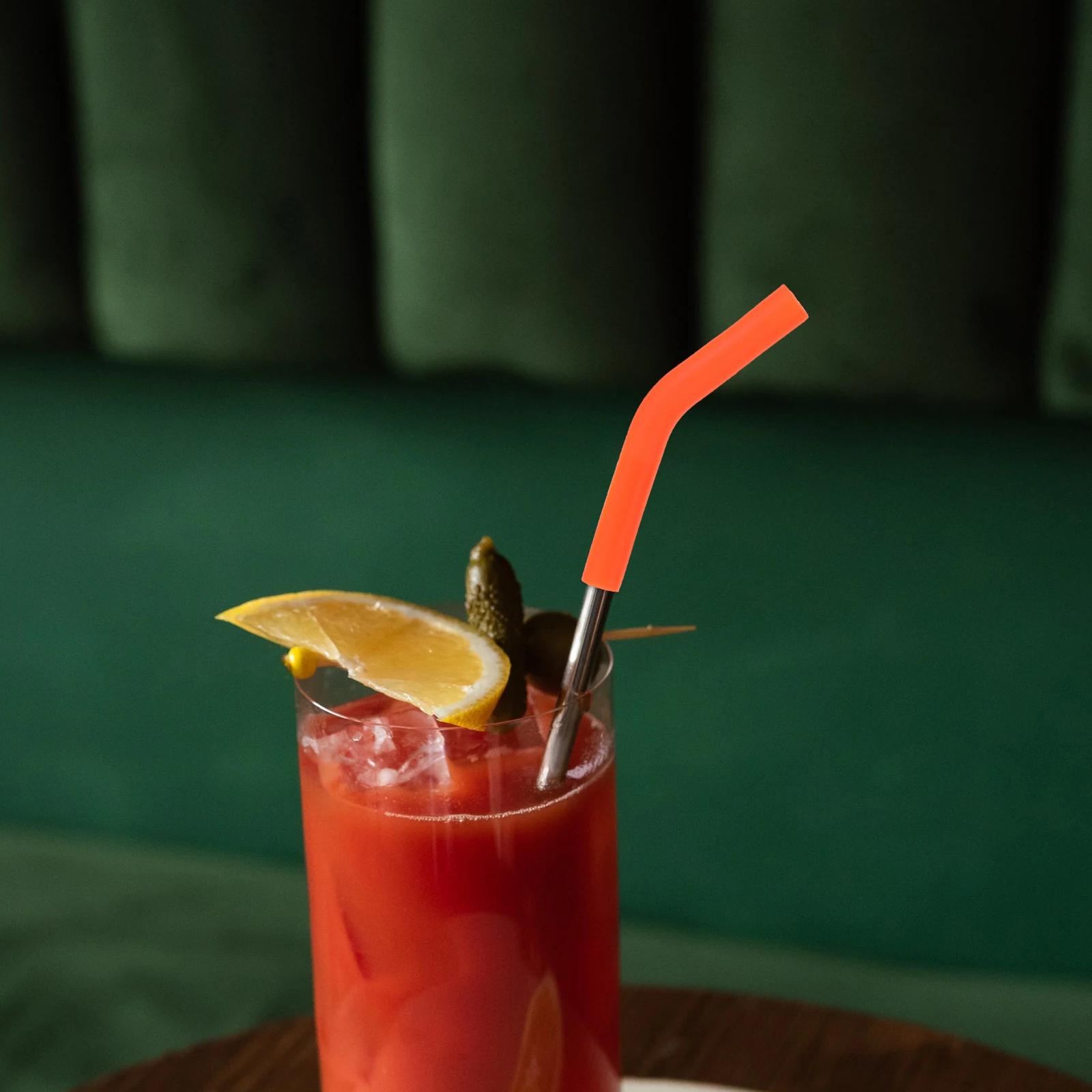 

10Pcs Silicone Straw Covers for Metal Straws Easy to Clean Supple Tip No Metal Friction Noise Silicone Straw Tips