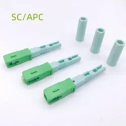 New SC APC SM Single-Mode Optical Connector FTTH Tool Cold Connector Tool SC UPC Fiber Optic Fast Connector