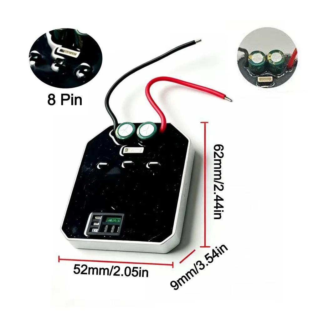 6/8 Pin Connector Hammer Control Board Brushless Motor Compatible Lithium Switch Brushless Hammer Controller Universal Fit