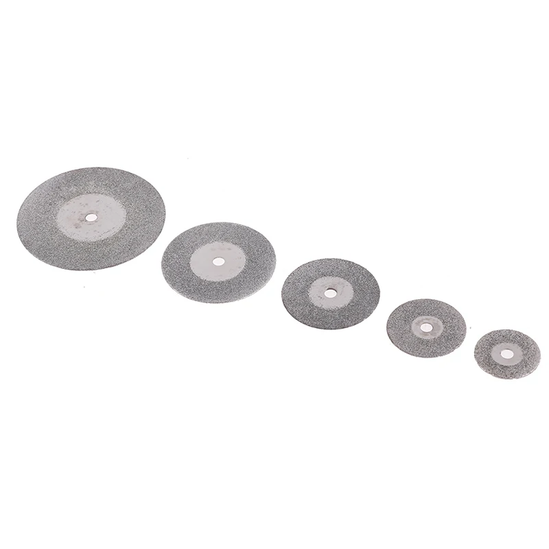 Disco De Diamante De Polimento De Laboratório Dental, Materiais dentários extra finos de dupla face, 5Pcs por conjunto