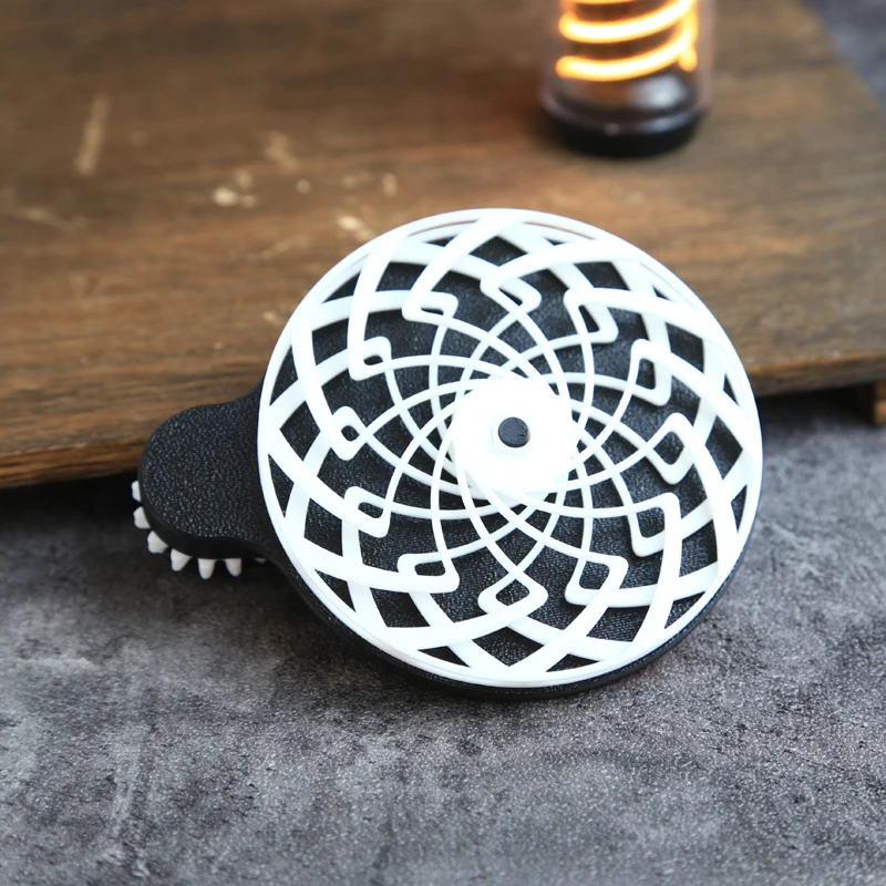 3D プリントダイナミックフィジェットスピナースパイラルサイケデリックギア指先スピナースタイリッシュなミニマリスト楽しいストレス解消おもちゃモデル