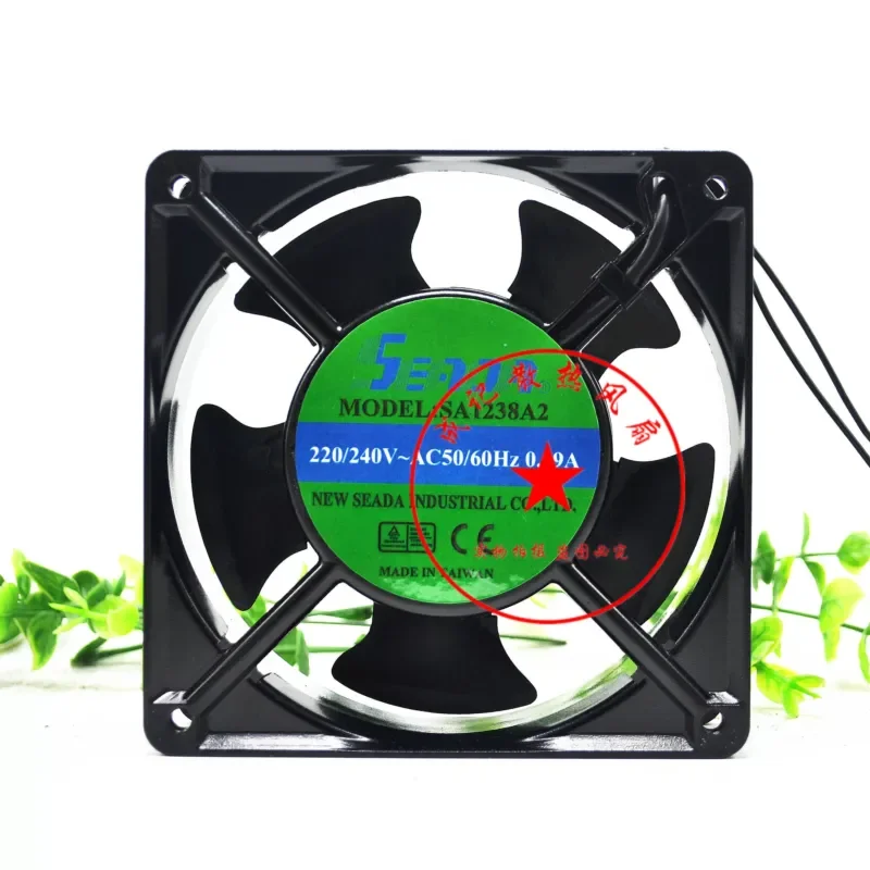 Taiwan SEADA SA1238A2 12CM 12038 220V 0.09A laser, welding machine, cooling fan
