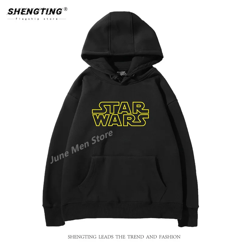 (Uniqlo) Star Wars hoodie man Darth Vader Force lightsaber Top Long Sleeve Hoodie Men Cotton Hoodie Top Summer Women Men Hoodie