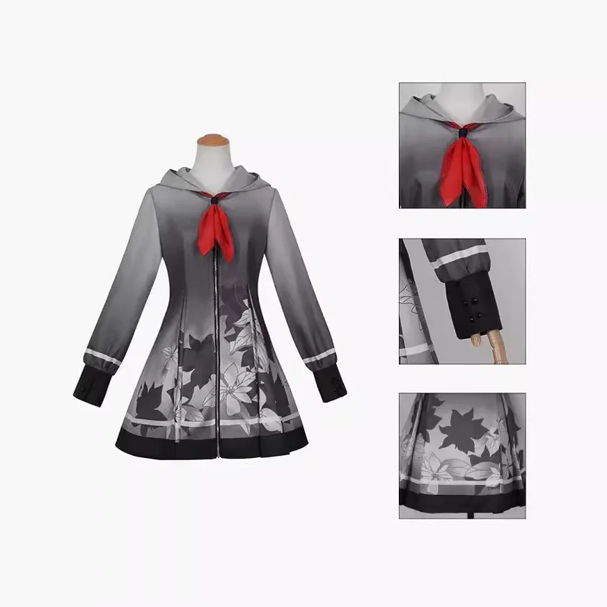 

2025 Yoisaki Oke Ade Anime Project Sekai pour femme, robe à capuche colorée,costume de scène,uniforme de cosplay,tenues de fête,