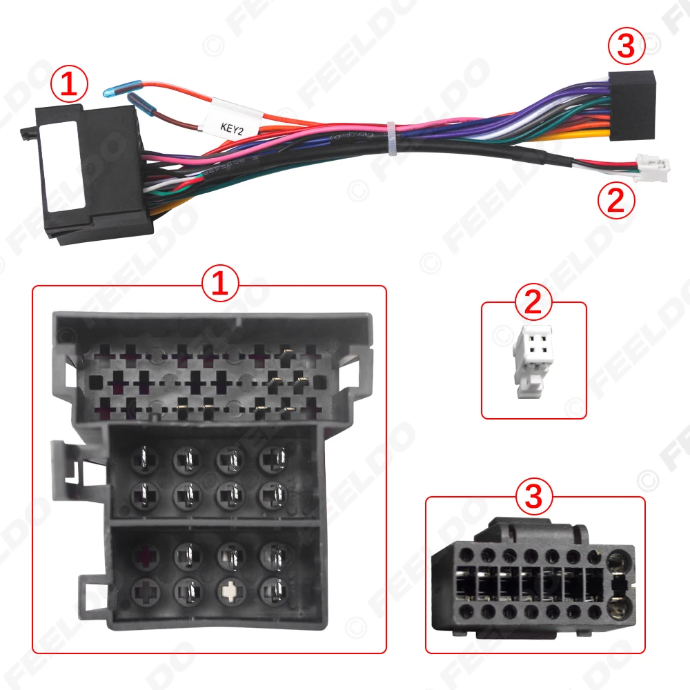 Car 16pin Wiring Harness USB Adapter For Hyundai Verna/Accent/Forte/Cerato/Sorento/Sportage/Soul Stereo Installation
