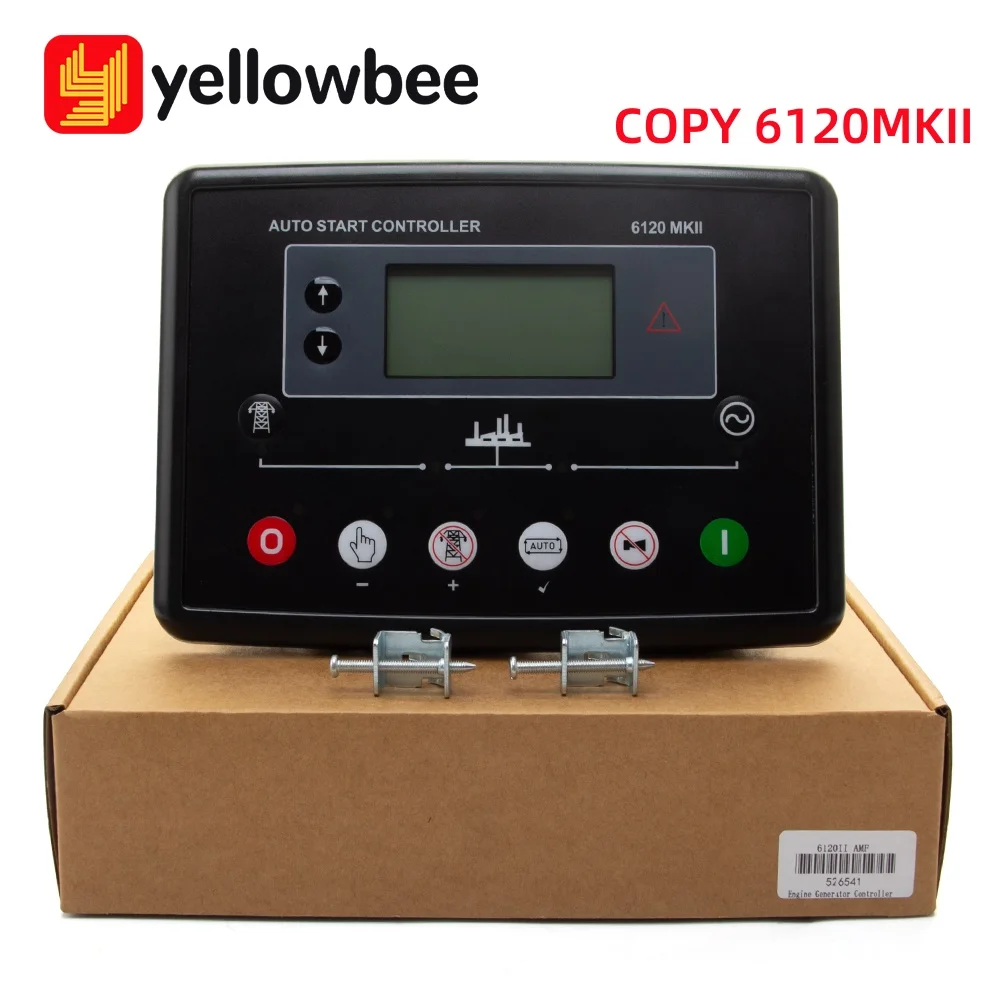 Оригинальный DSE6120MKIII MK3 AMF, генератор с автоматической остановкой, панель управления, модуль управления дизельной генераторной установкой, запасные части, аксессуар для генераторной установки