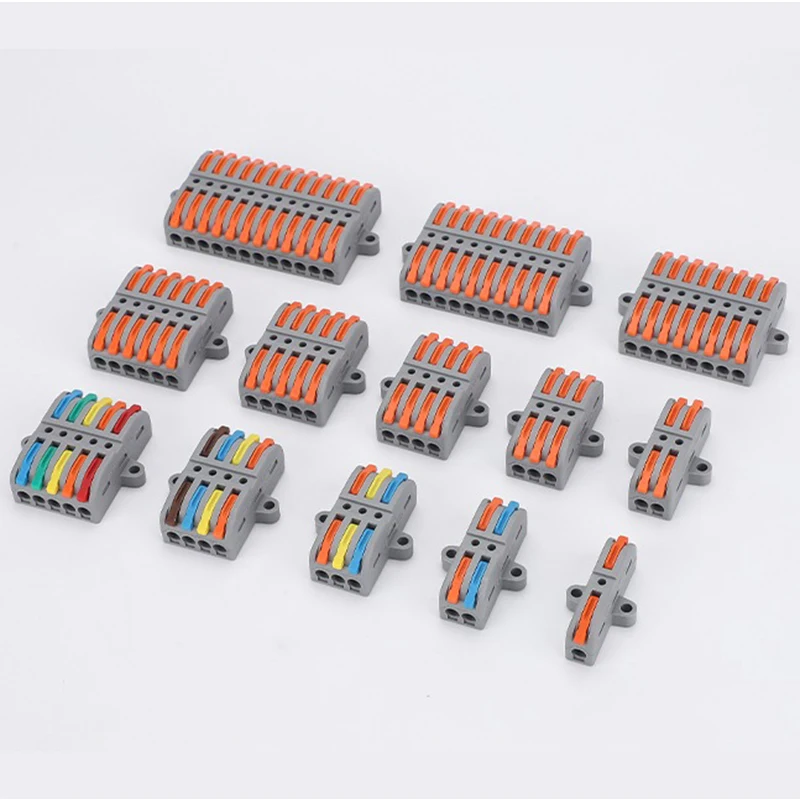 

Quick wiring terminal block Universal Push-In Wire Connector Compact Splice Insulated Terminal household Fixed terminal post