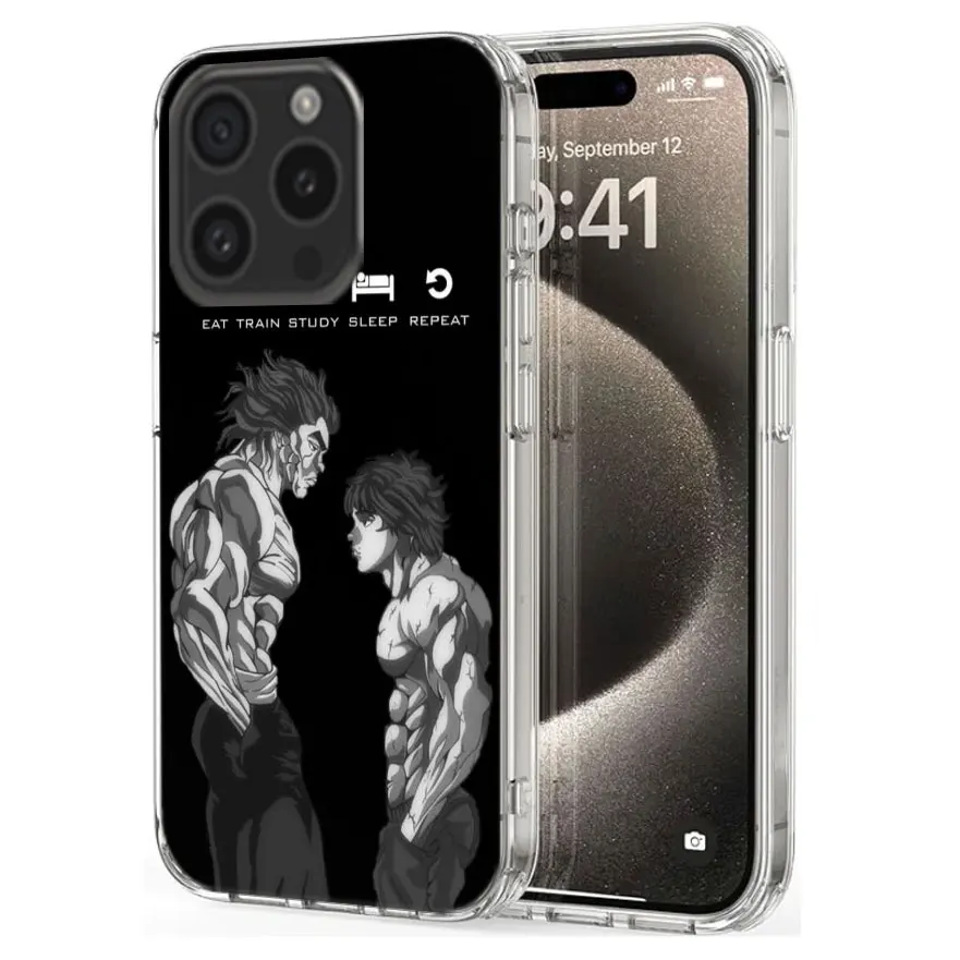 Demonic Mantis Hanma By Vertei Baki Hanma Clear Phone Case For Apple iPhone 12 13 Mini 11 14 15 16 Pro Max Cover XS MAX XR Soft