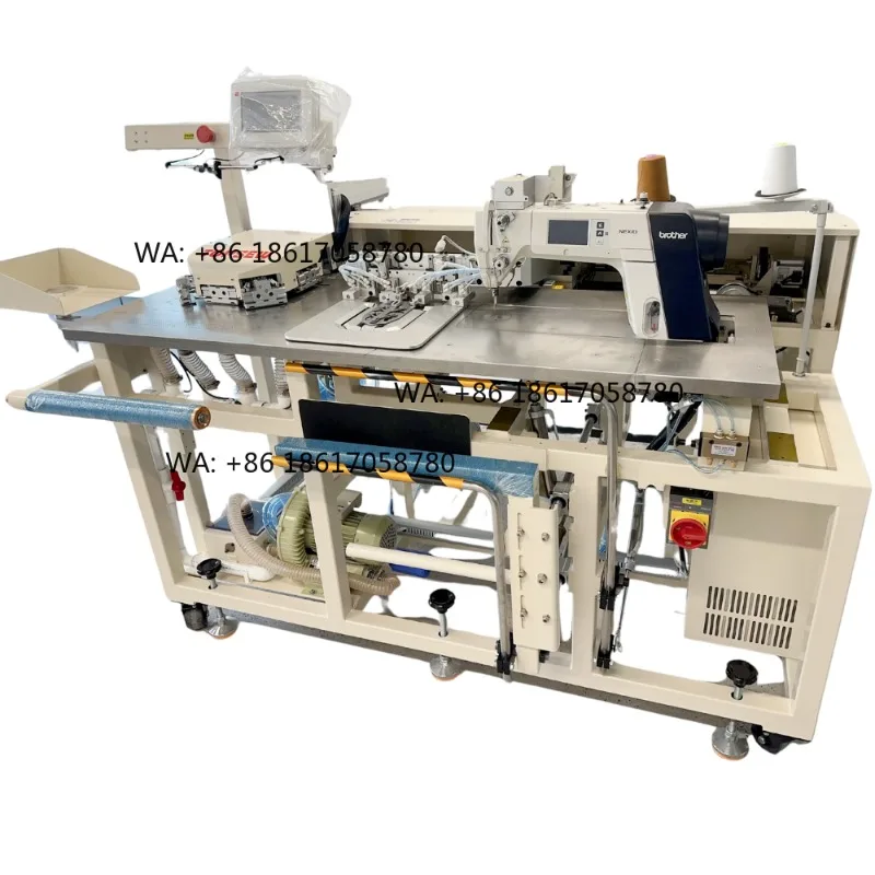 Industrial Sewing Machine Automatic Pocket Setting Machine TS-299 for Jeans Back Pocket Attaching Patch Pocket Garment Factory