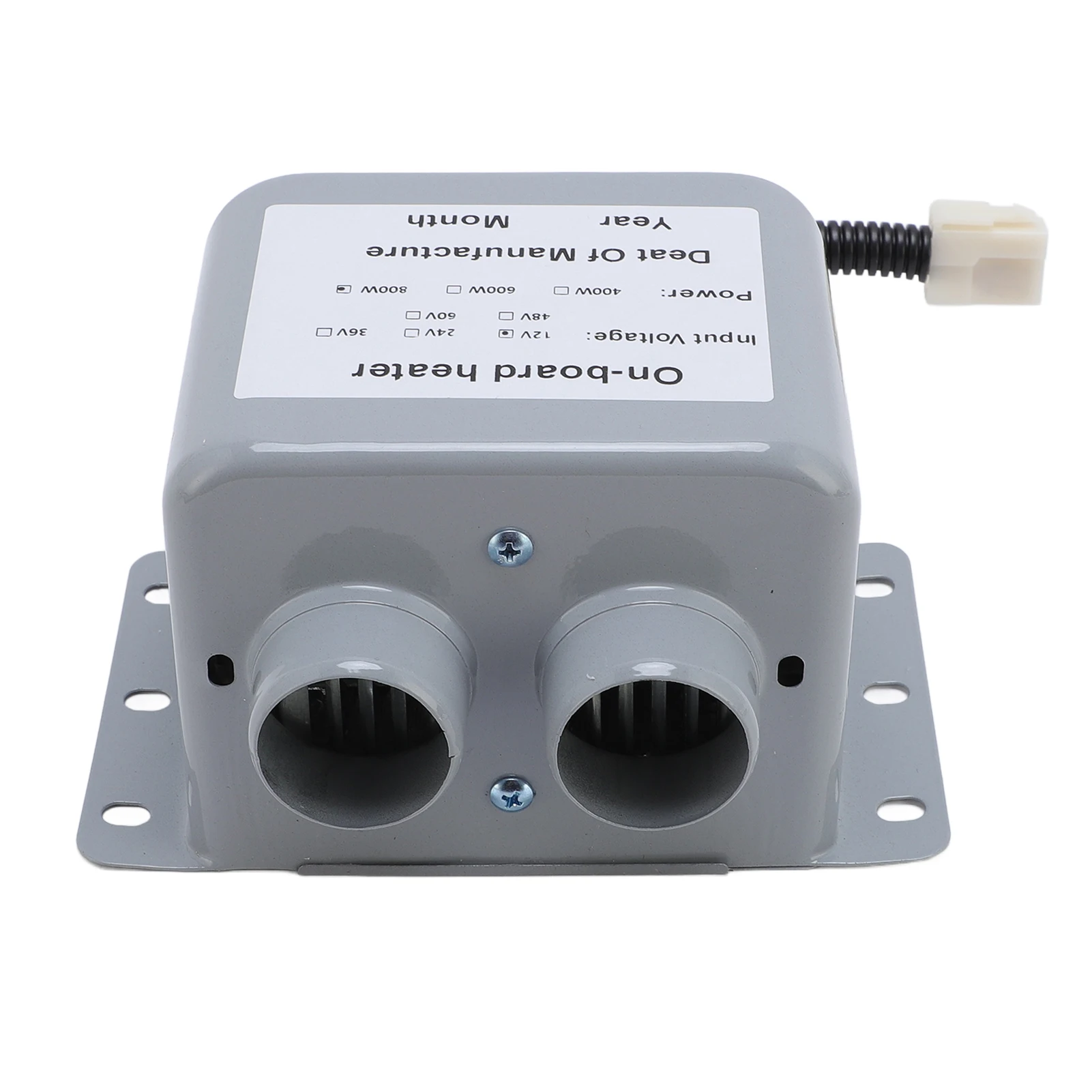 2 Hole Car Heater 2 Hole Car Heater  12V 800W  Defroster Kit Warmer Defogger for Truck Vehicle Taxi Winter Low Noise