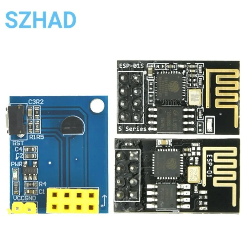 ESP8266 ESP-01 ESP-01S DS18B20 Temperature Humidity Sensor Module esp8266 Wifi NodeMCU Smart Home IOT DIY Kit