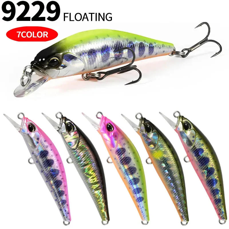 50mm 3.8g Mini tonący Minnow przynęty wędkarskie łyżka woblery sztuczna twarda przynęta Crankbait woblery na okoń akcesoria wędkarskie