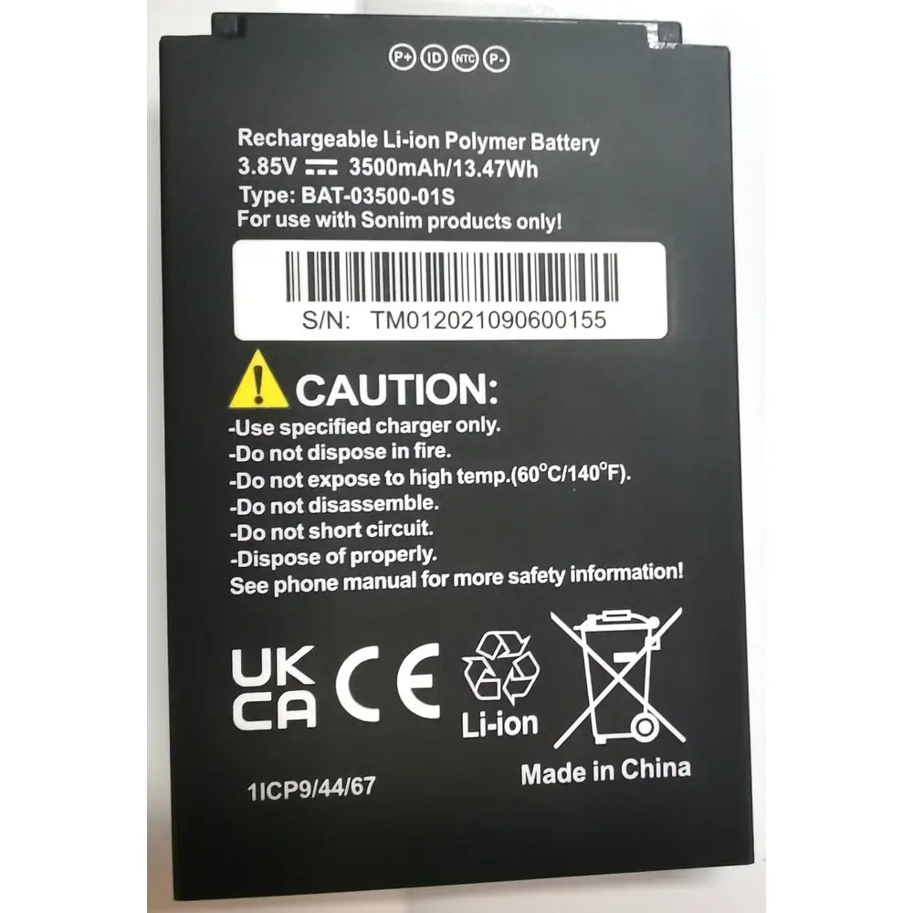 New BAT-03500-01S Battery For Sonim Router Use With Sonim Products Only ! 1ICP9/44/67