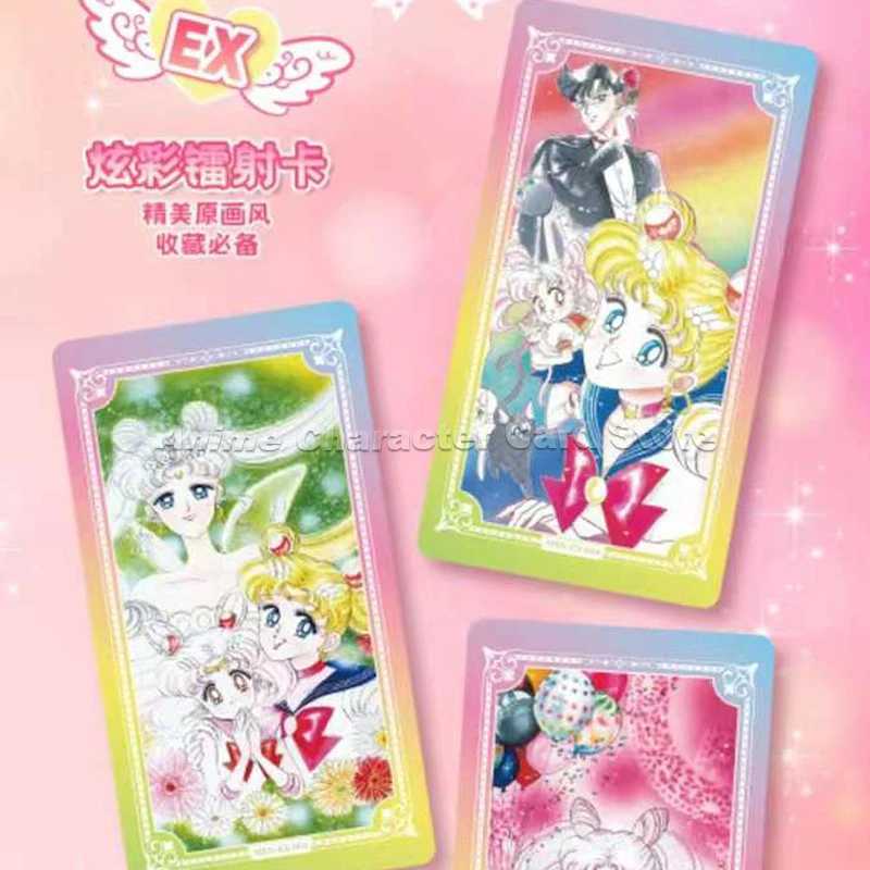 Sailor Moon Card Anime Character Lively Love And Justice Beautiful Girl Fantasy Magic Collection Cards Feast Toys Kid Gifts