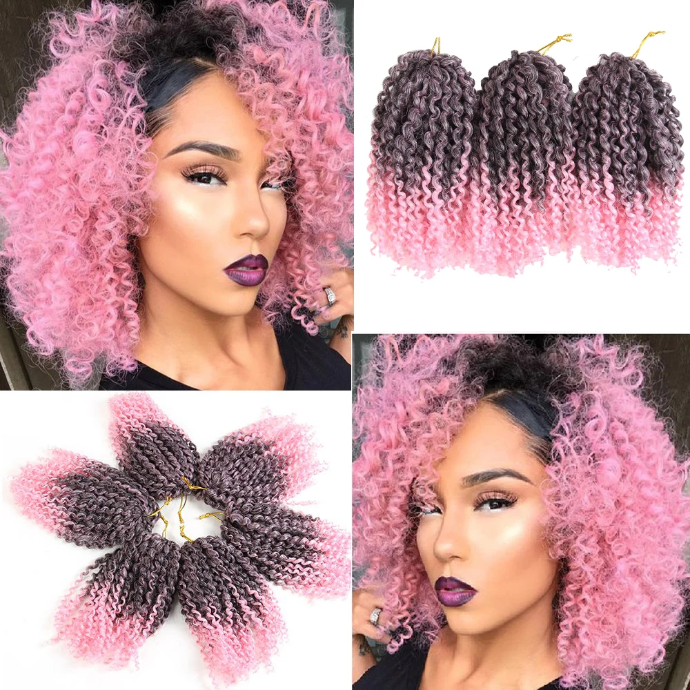 

Dansama Synthetic Afro Kinky Curly Bob Marley Braid Hair Passion Twist Marlybob Crochet Braiding Hair Extension For Women