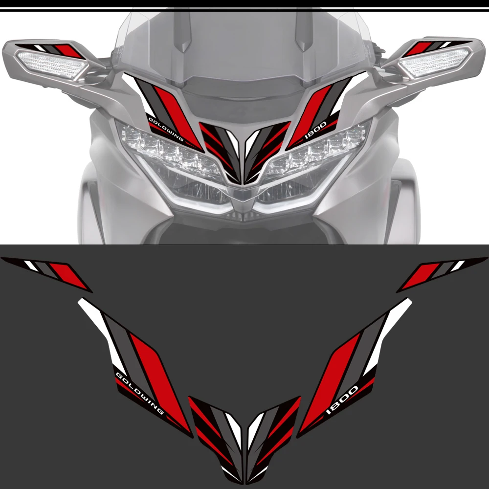 For Honda Goldwing Gold wing GL1800 F6B Tour Wheel Protector Tank Pad Fairing Fender Windshield Stickers Decals 2018-2024
