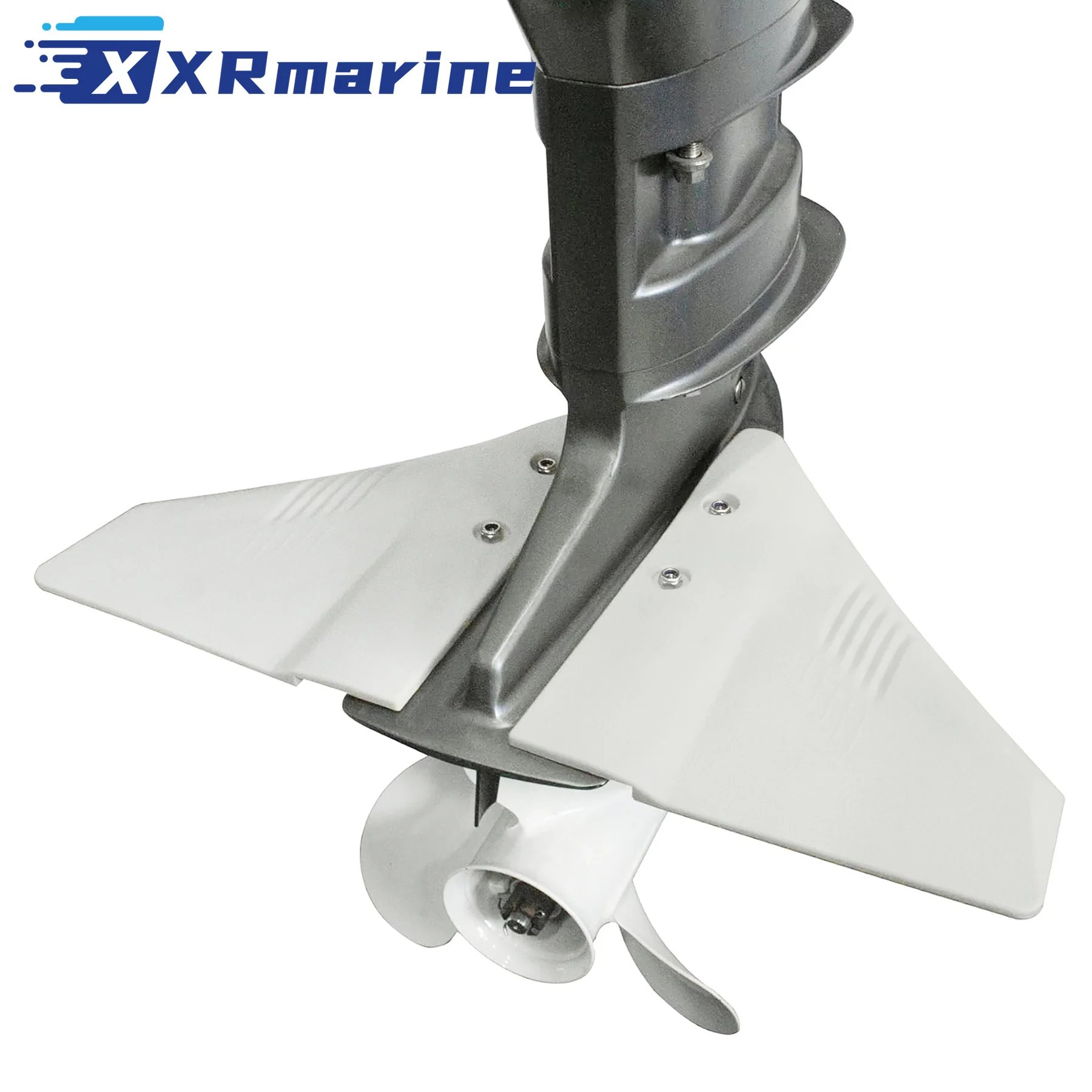 Estabilizador universal blanco para motores de barco, hidroala para motores fueraborda marinos de 5 a 150 HP y motores de propulsión trasera.