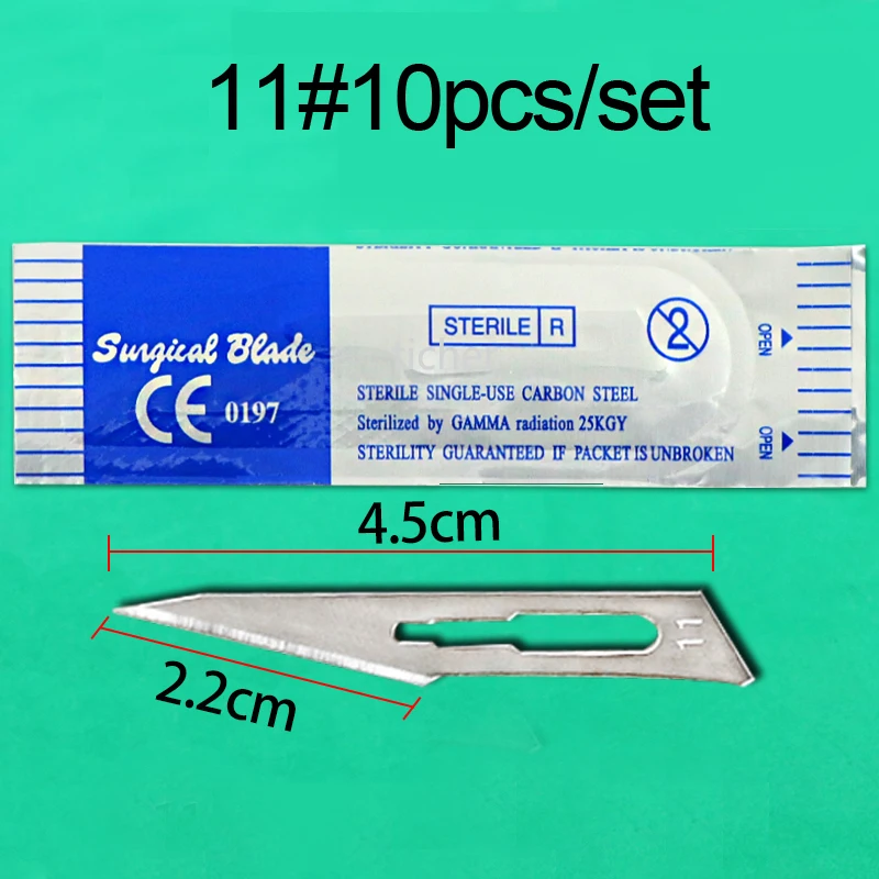 100Pcs/box Dental Surgical Scalpel Sterilized Blades Scalpel Blades For Dental Medical Dental Medical Surgical Scalpel Blades