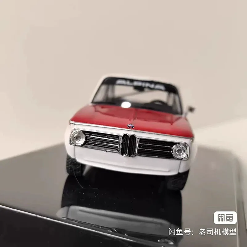 IXO 1/43 Alpina 2002 Tii 1972 Alloy Simulation Car Model Static Collection Decorated Holiday Gifts Toys Souvenir Gift