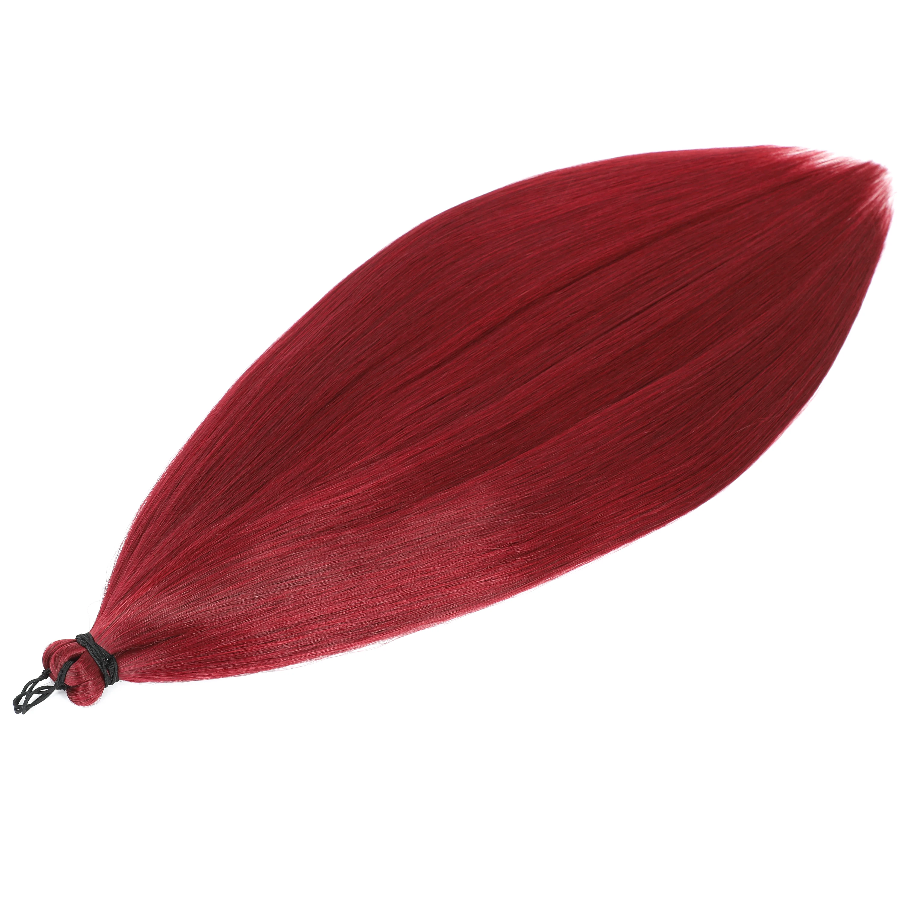 Bug Straight Crochet Hair Extensions 300g Bio Synthetic Braiding  Ponytail Hair Colorful Blue Blonde Soft Crochet Hair Bundles