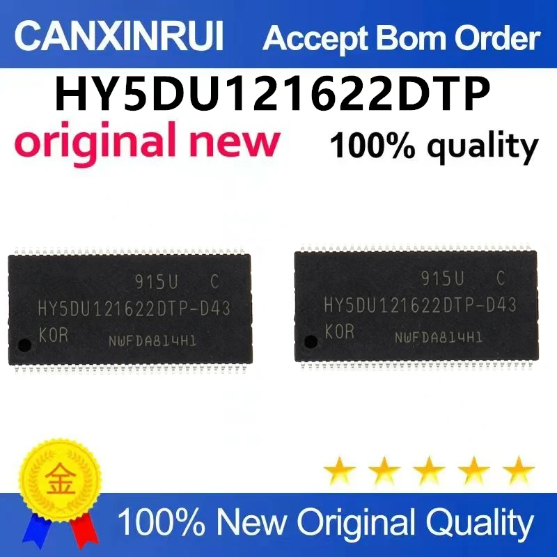 （5pcs-10pcs）Brand new original HY5DU121622DTP-D43 patch TSOP56 DDR routing memory IC chip 64M