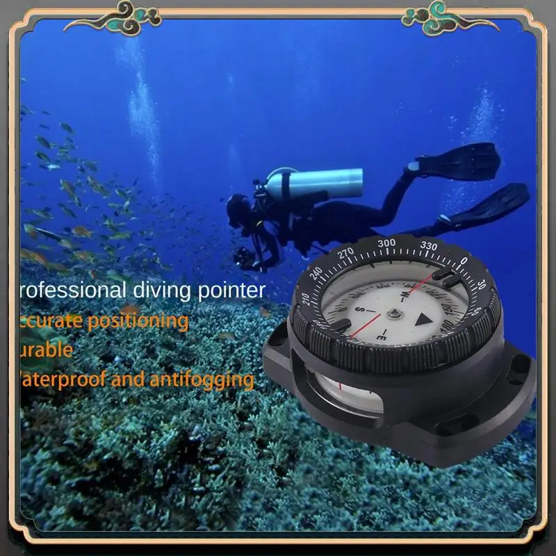 

Premium With Magnetic Submersible Diving Depth 50M Waterproof Scuba Diving Compass Diver Underwater Direction Watch Equipment