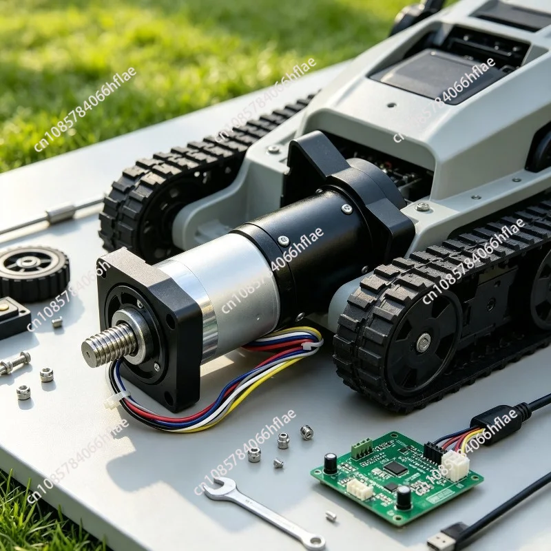42mm Planetary Brushless Gear Motor 12V 24V DC Drive Motor Replacement for Intelligent Lawn Mower Walking System