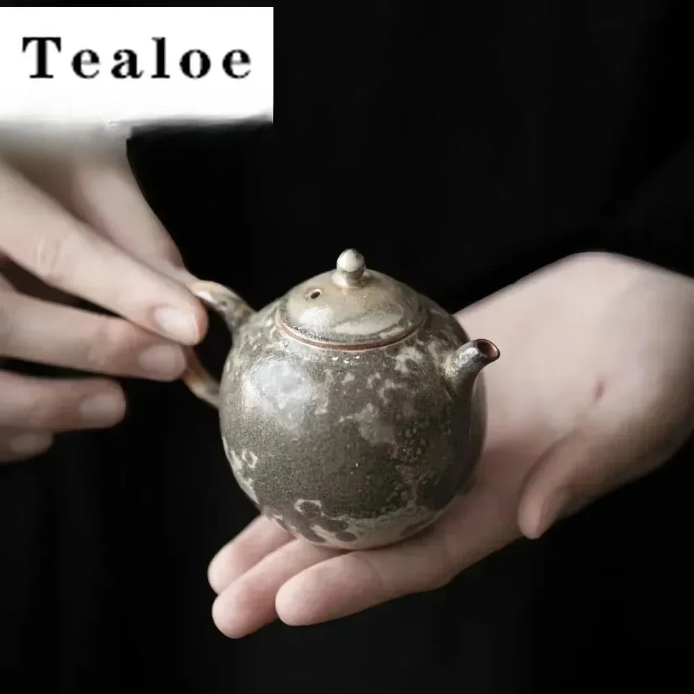 

Boutique Wood-fired Porcelain Teapot Japanese Ink Dragon Pot Household Tea Maker Kettle with Strainer Tea Services Craft Gifts
