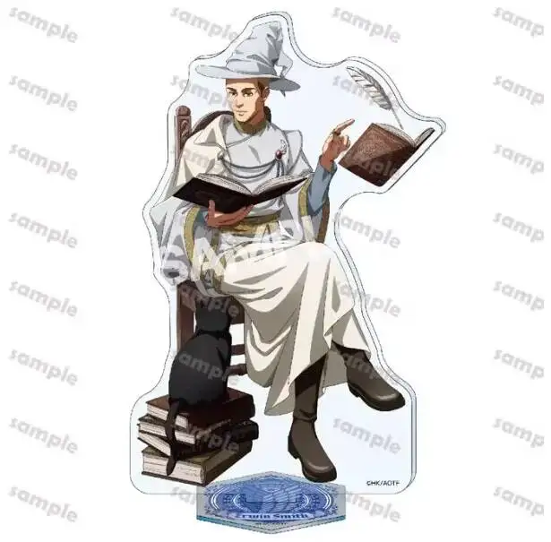 Figura de Acrílico de Ataque a los Titanes, Armin Arlert, Mikasa, Levi Ackerman, Modelo de Anime, Placa Decorativa Mágica para Escritorio