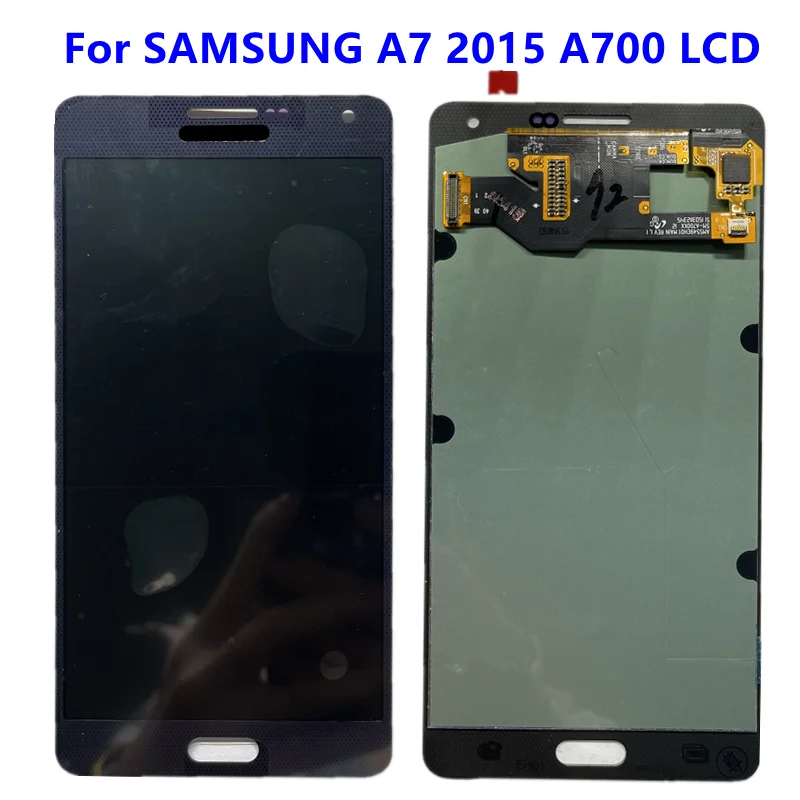 Original Super AMOLED For Samsung A7 2015 A700 LCD A7000 A700H A700F A700FD LCD Display Touch Screen Digitizer Assembly