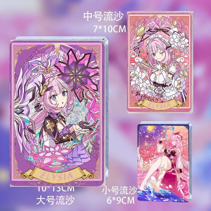 

Honkai Impact 3 Elysia Li Sushang Anime Quicksand Mahjong Standing Board Cospaly Cartoon Drift Sand Sign Gift