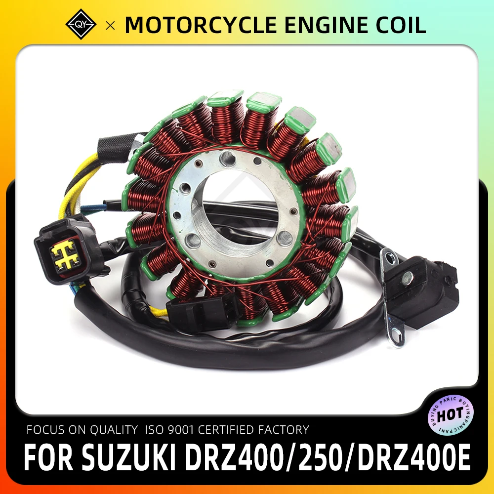 

LQYL Motorcycle Stator Coil For Suzuki DRZ400 2000-2004 DRZ400E 2000-2007 DRZ400S 2000-2015 DRZ400SM 2005-2016 2015 2014 2013
