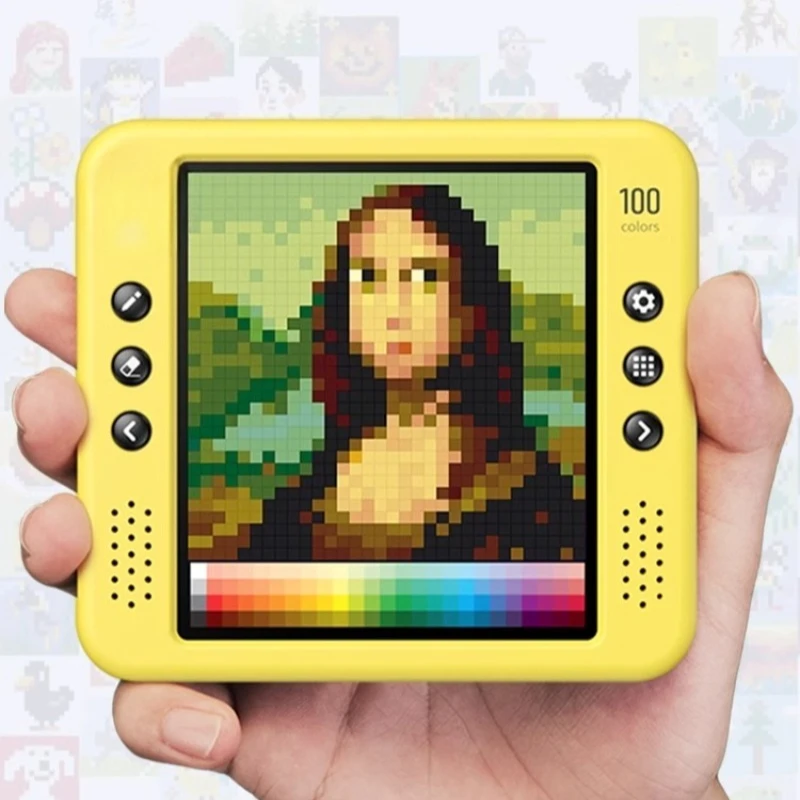 

Small artboard pixel painting, can be upgraded to Bluetooth network to share paintings