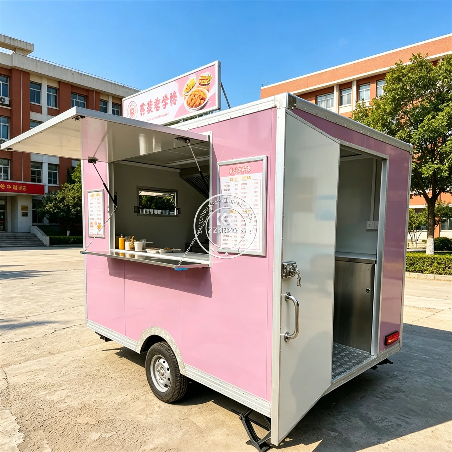 

Customized Design Concession Food Truck Mobile Coffee Tacos Pizza Truck Outdoor Catering Shop Fast Food Trailer Cart For Sale