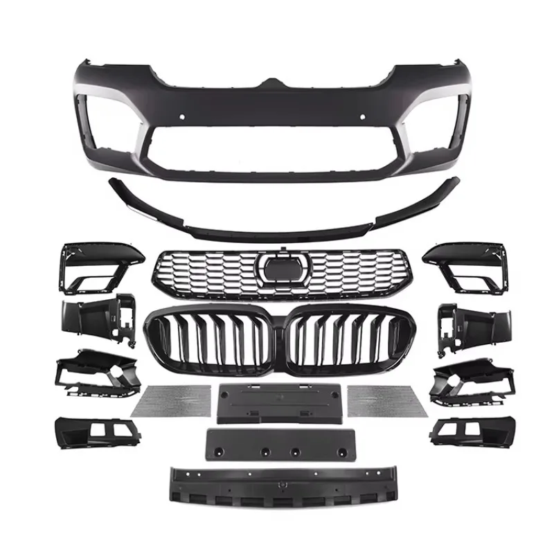 

M5 Style Body Kit for BMWS 5 Series G30 G38 Upgrade to G30 LCI F90 M5 Style Body Kit Front Bumper with Grill and Front Lip