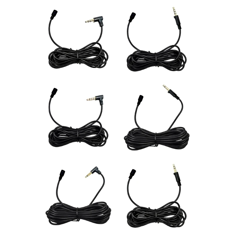 P9JB External Voice Pickup for Car Navigation, 3.5mm All-Direction Unit with 3 Meter Cable for Head Unit Speech Daily
